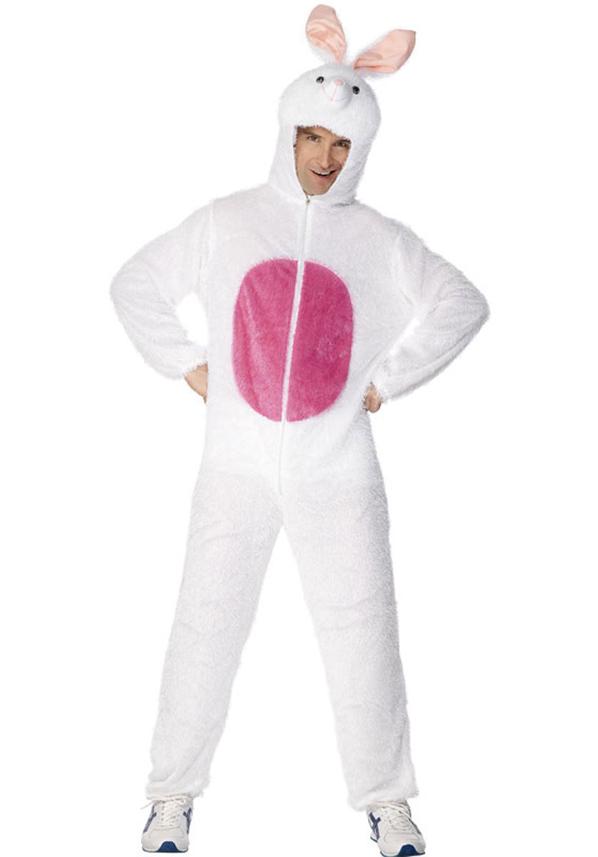 Bunny Costume, White - L