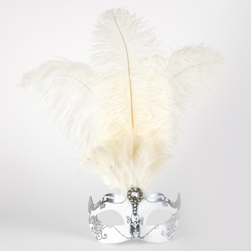 Piume Stella - Silver & White