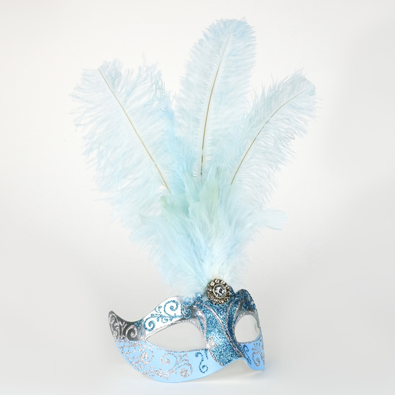 Piume Stella - Silver & SkyBlue