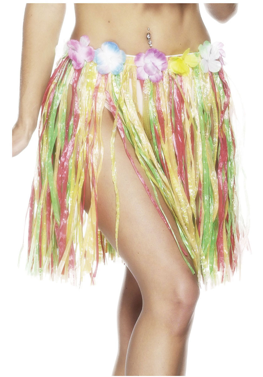 Hawaiian Hula Skirt, Multi-Coloured