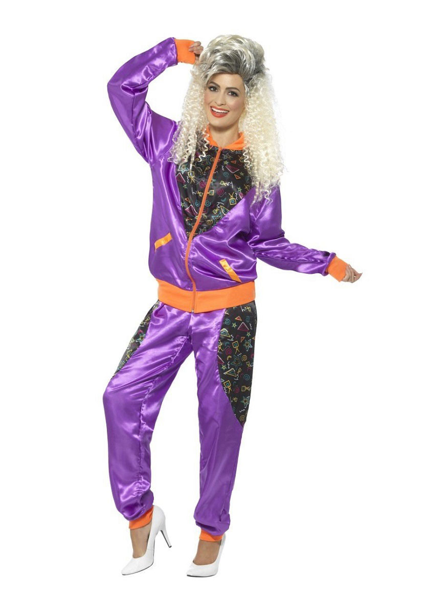 Retro Shell Suit - Purple