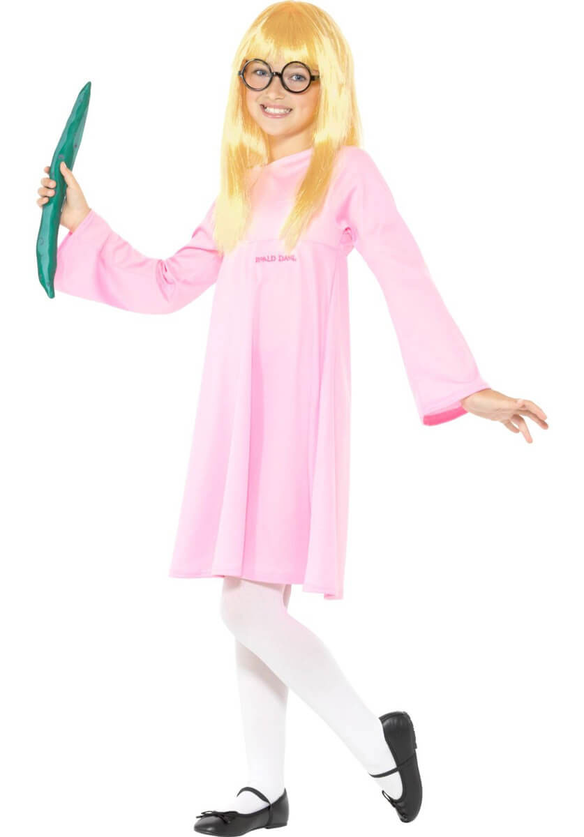 Roald Dahl Deluxe Sophie Costume, Pink