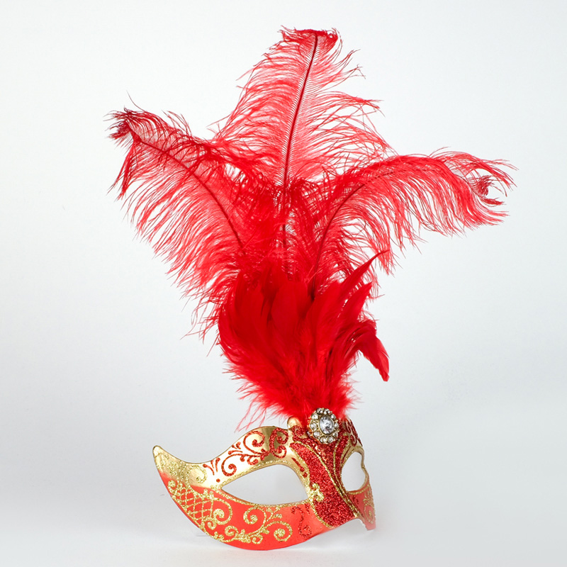 Piume Stella - Gold & Red