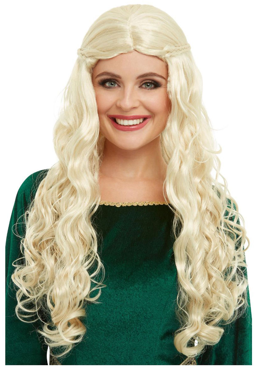 Medieval Queen Wig, Blonde